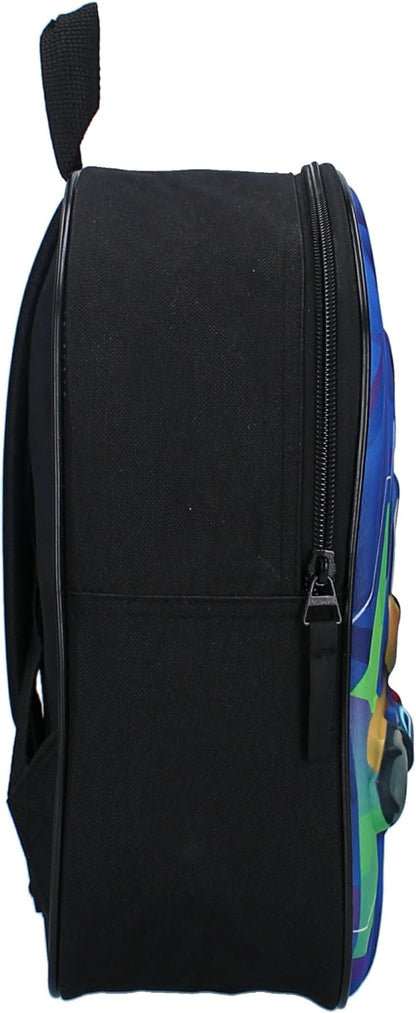 Vadobag Sonic 3D Rucksack 32 x 26 x 11 cm, black/multi-coloured polka dots