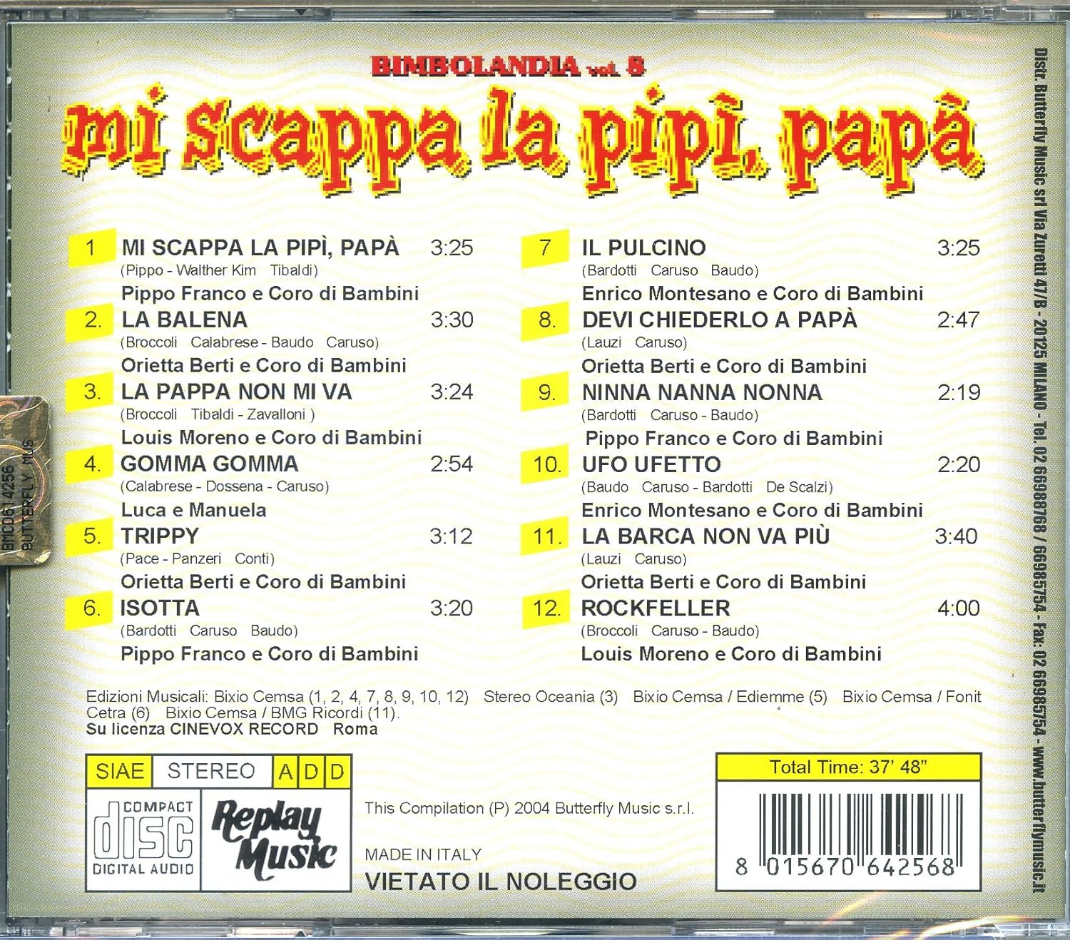 Mi Scappa La Pipi`, Papa` - Bimbolandia Vol. 8