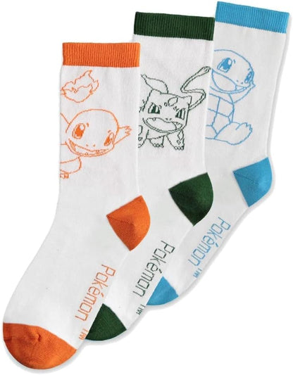 Pokémon Socken Crew Socks (3 Pack