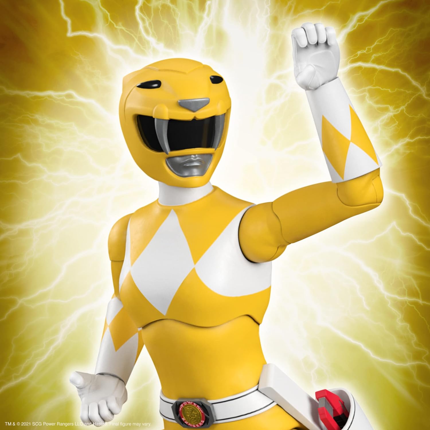 Mighty Morphin Power Rangers Figurine Ultimates Yellow Ranger 18 cm