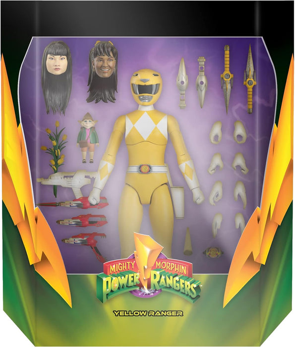 Mighty Morphin Power Rangers Figurine Ultimates Yellow Ranger 18 cm