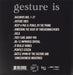 Gesture Is