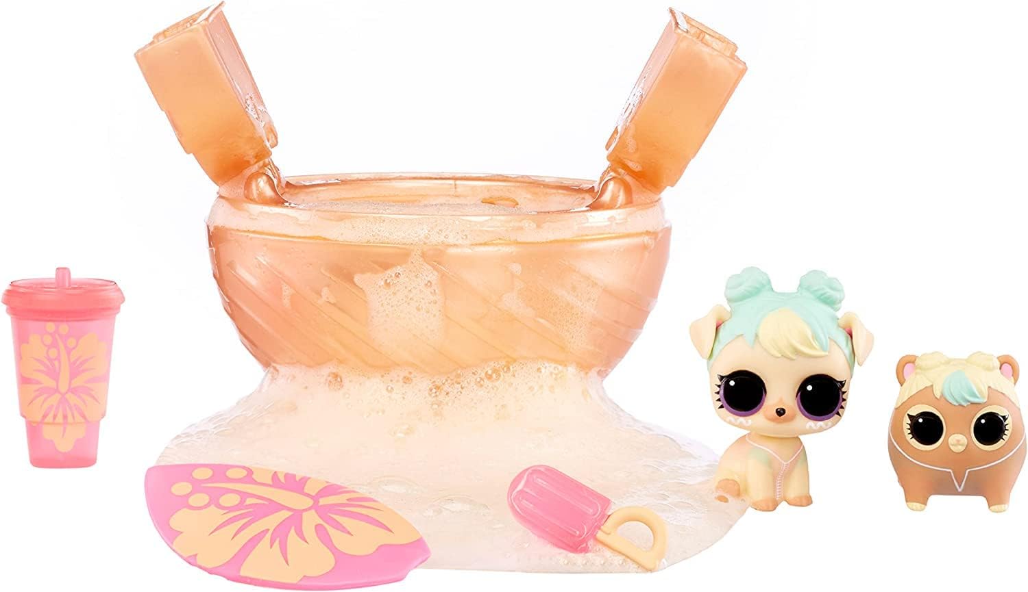 L.O.L. Surprise! Bubble Surprise Pets - RANDOM ASSORTMENT - Collectable Doll, Pet, Surprises, Accessories, Bubble Surprise Unboxing & Bubble Foam Reaction in Warm Water - Great for Kids Ages 4+