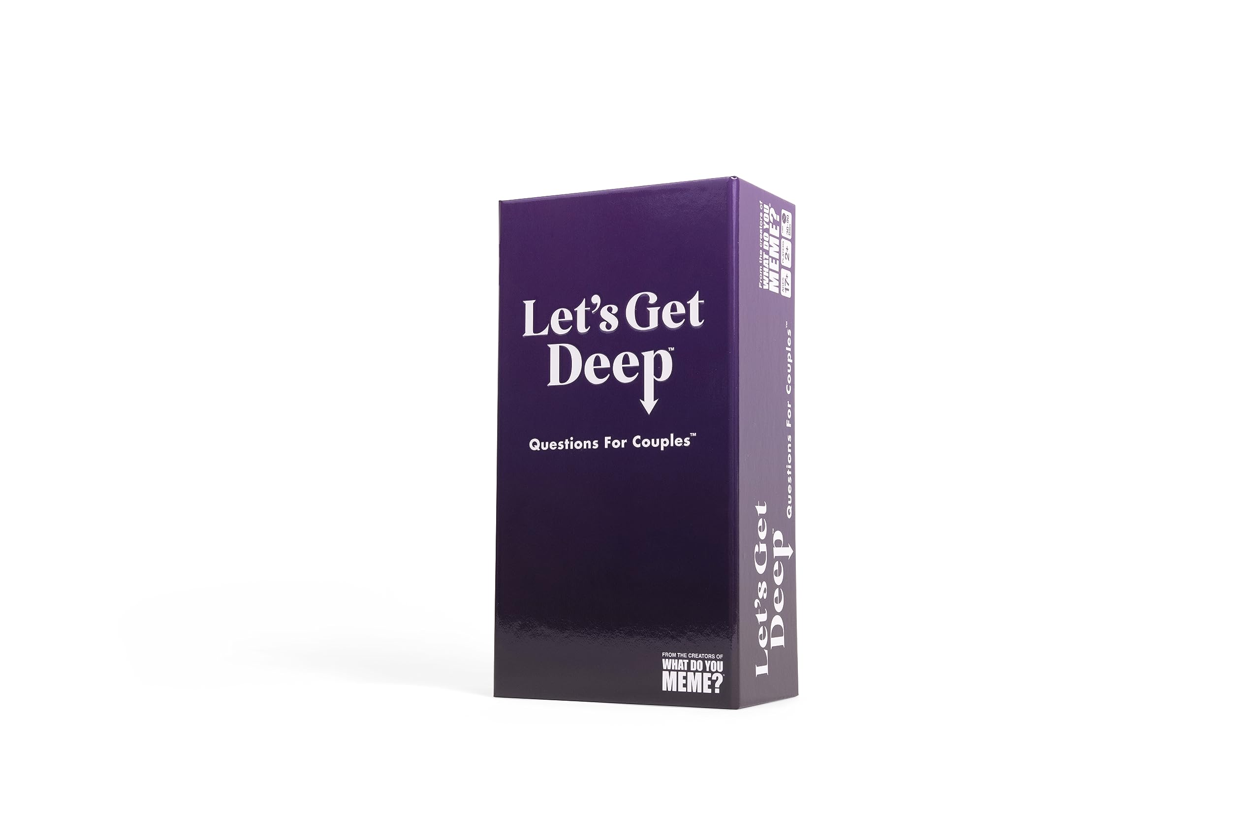 WHAT DO YOU MEME? Let's Get Deep (UK Version), Questions for Couples From Age 17+ For 2+ Players UK Edition