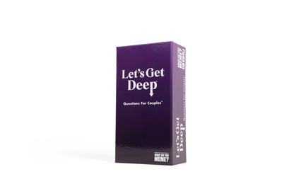 WHAT DO YOU MEME? Let's Get Deep (UK Version), Questions for Couples From Age 17+ For 2+ Players UK Edition