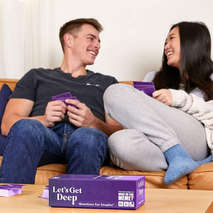 WHAT DO YOU MEME? Let's Get Deep (UK Version), Questions for Couples From Age 17+ For 2+ Players UK Edition