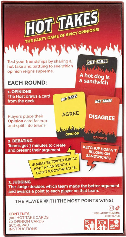 WHAT DO YOU MEME? Hot Takes – The Party Game Full of Spicy Opinions