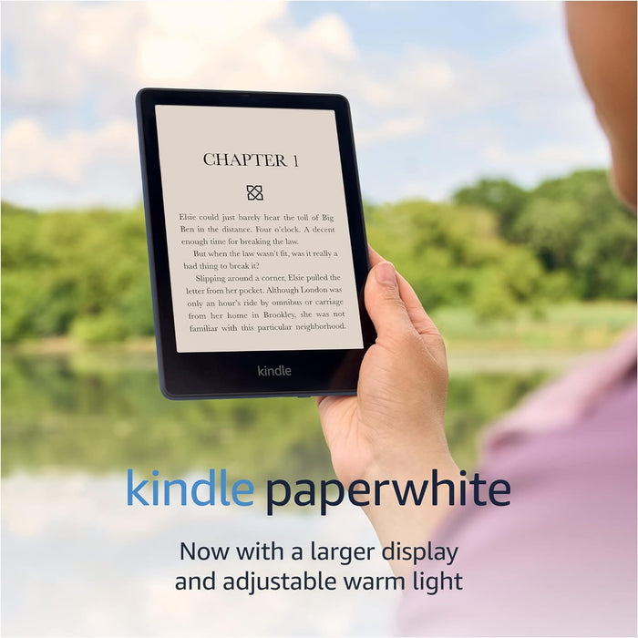 Kindle Paperwhite | 16 GB, now with a 6.8" display and adjustable warm light | With ads | Denim Denim 16 GB With Ads Without Kindle Unlimited