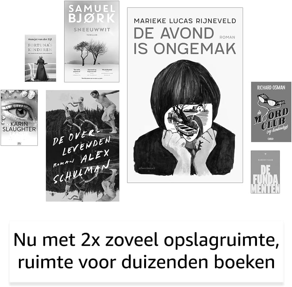Kindle (2022 release) | The lightest and most compact Kindle, now with a 6", 300 ppi high-resolution display and double the storage | Without ads | Denim Without Kindle Unlimited Denim Without Ads