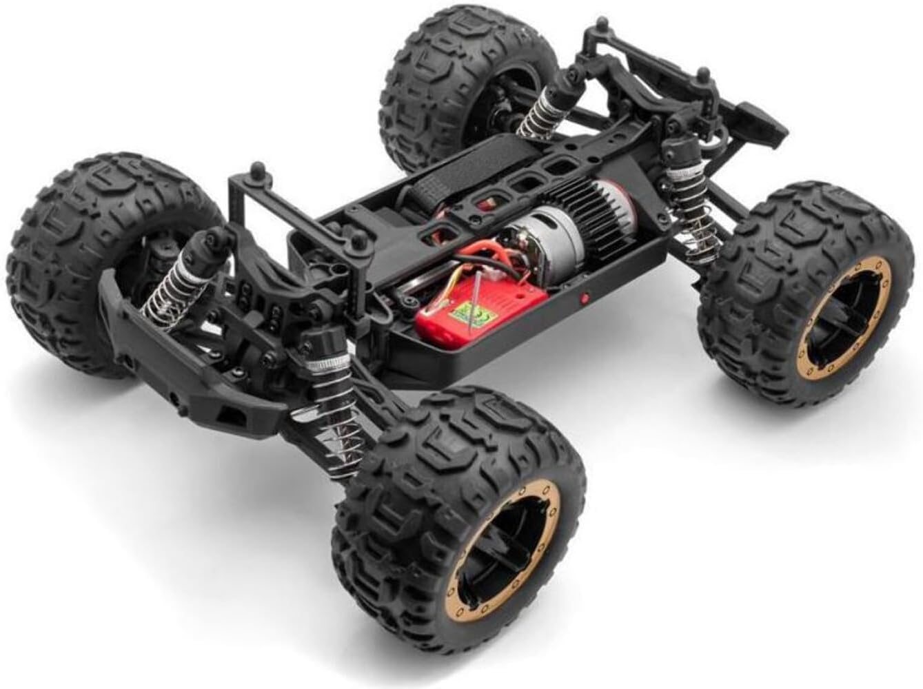 BLACKZON - Slyder MT 1/16 4WD Electric Monster Truck - Gold (540101