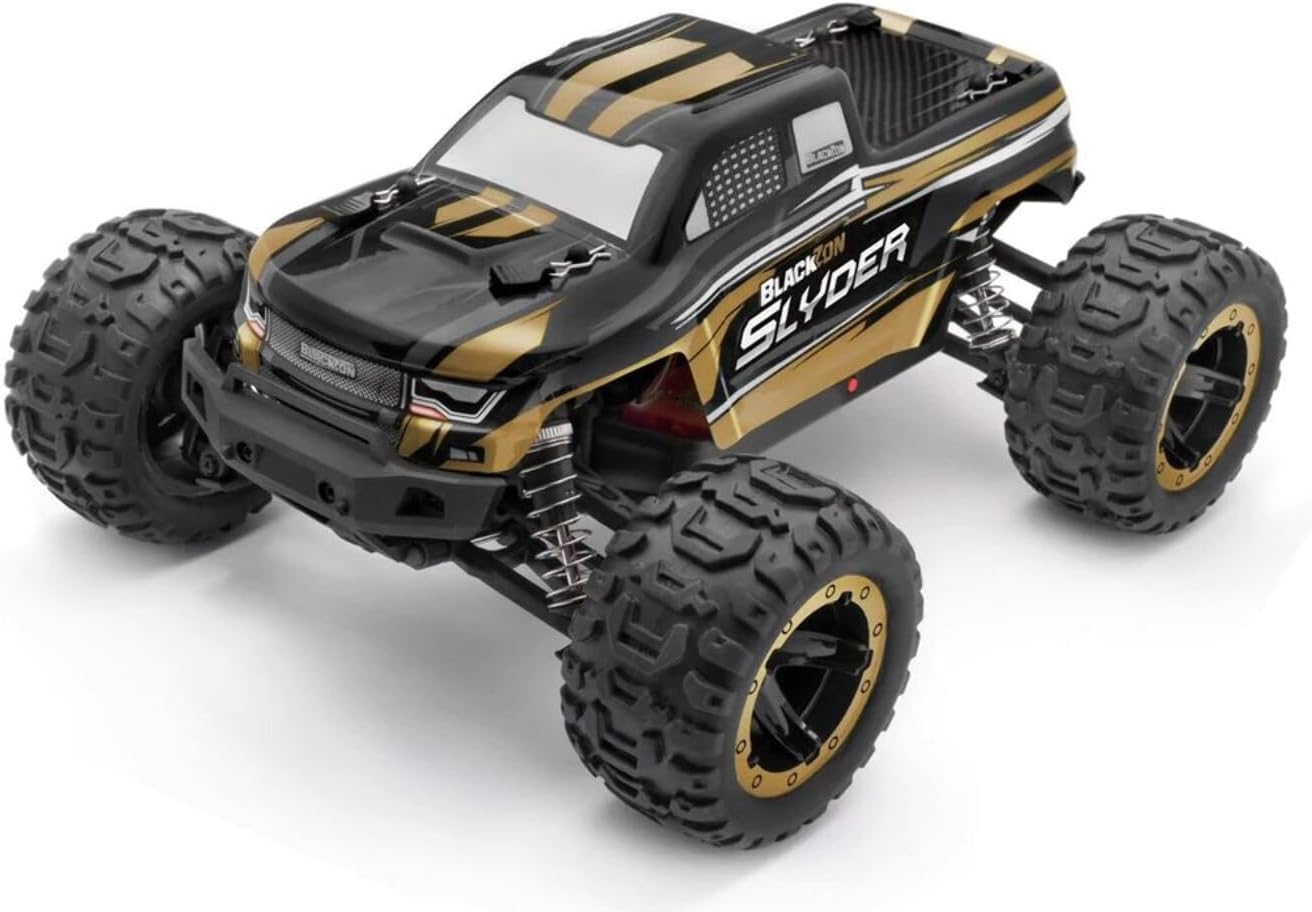 BLACKZON - Slyder MT 1/16 4WD Electric Monster Truck - Gold (540101