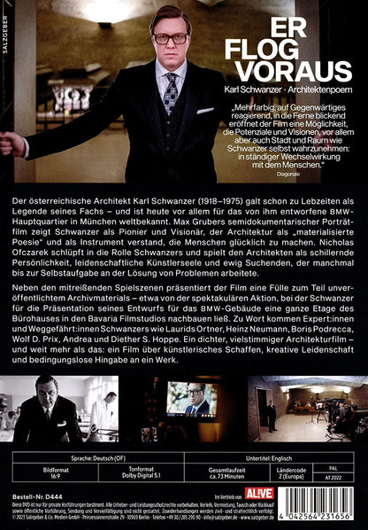 GRUBER, MAX - ER FLOG VORAUS - KARL SCHWANZER - ARCHITEKTENPOEM
