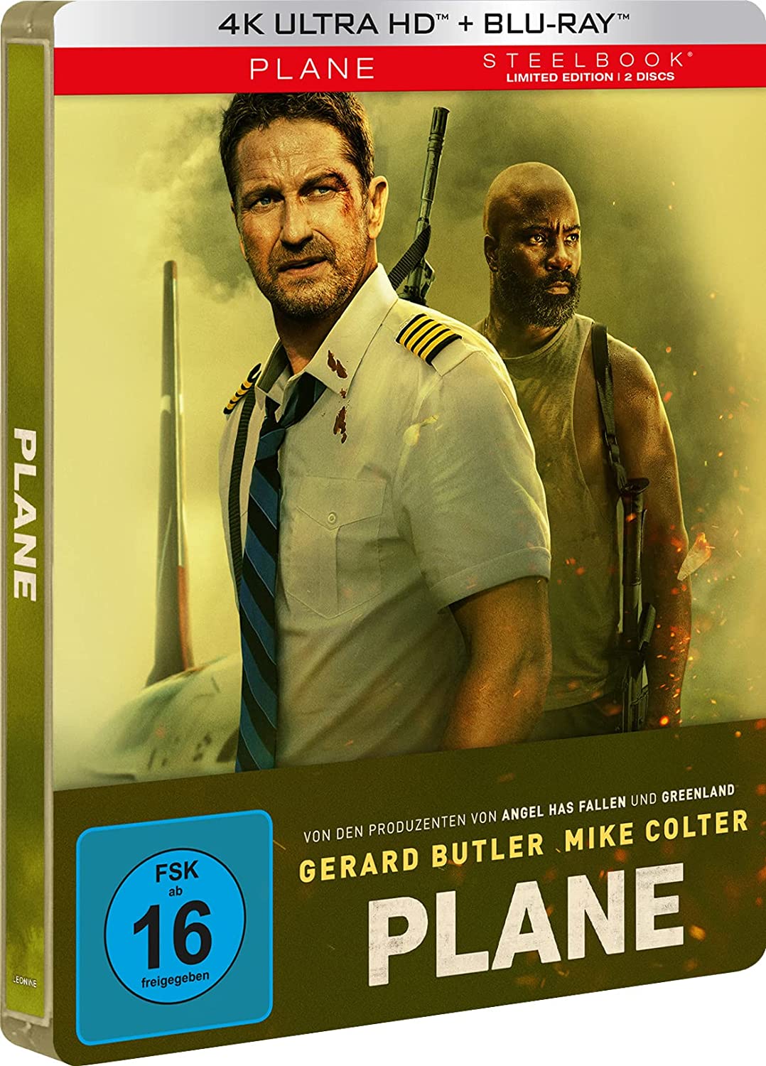 Plane - Limitiertes Steelbook (4K Ultra HD) (+ Blu-ray