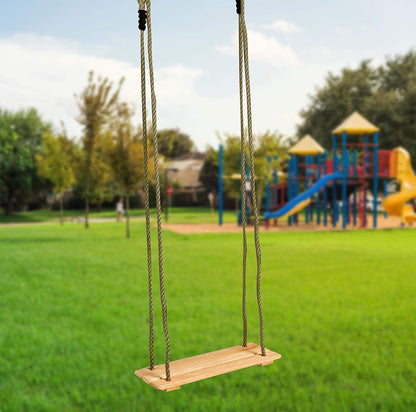 Childrens Wooden Garden Swing Seat