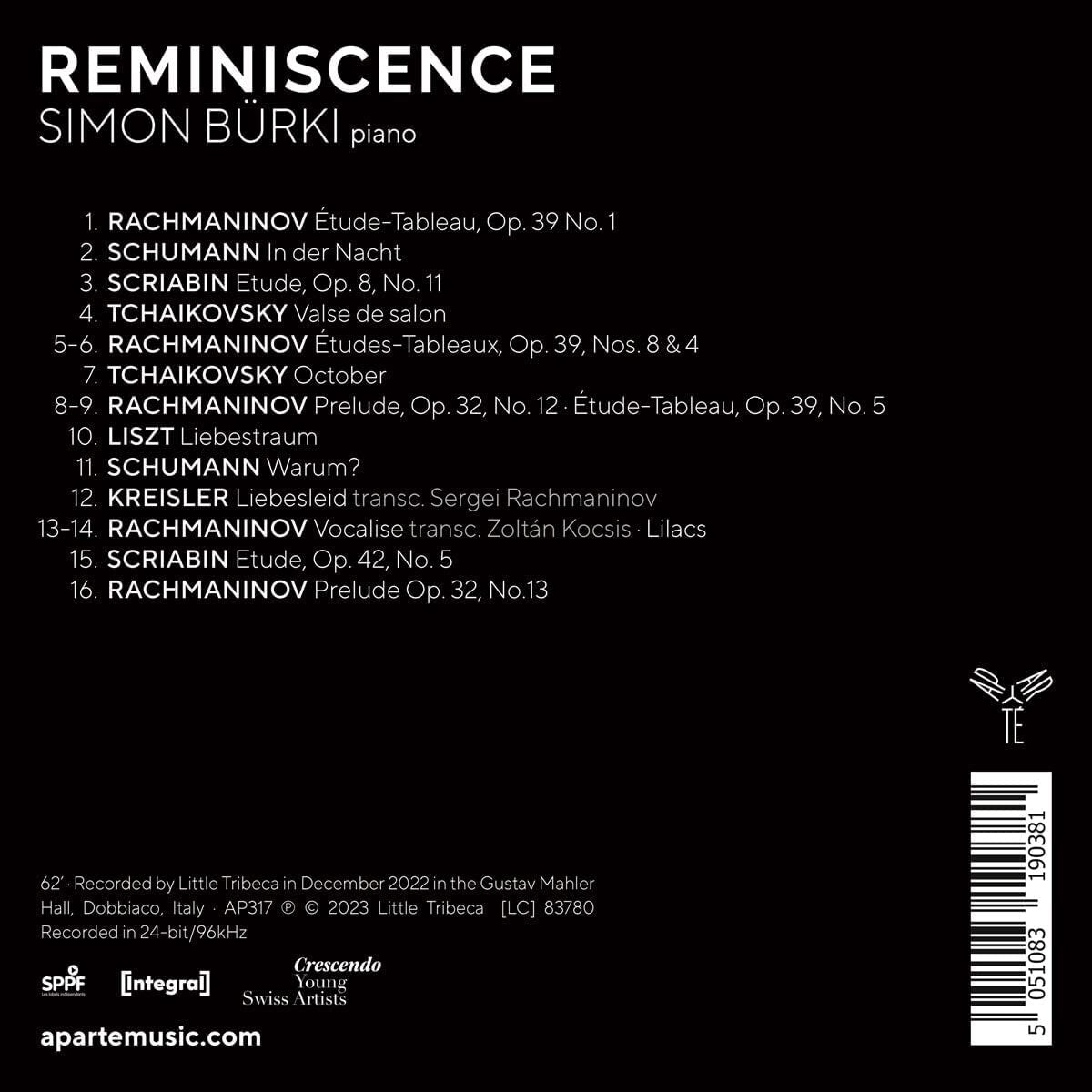 Simon Bürki: Reminiscence