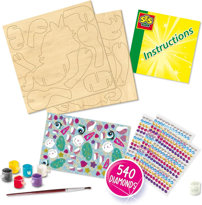 SES Creative - Diamond Painting - 3D Unicorns - (S14134