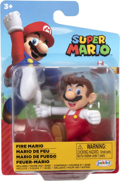 Super Mario Fire Tipping Hat Mario 2.5" Collectible Toy Action Figure