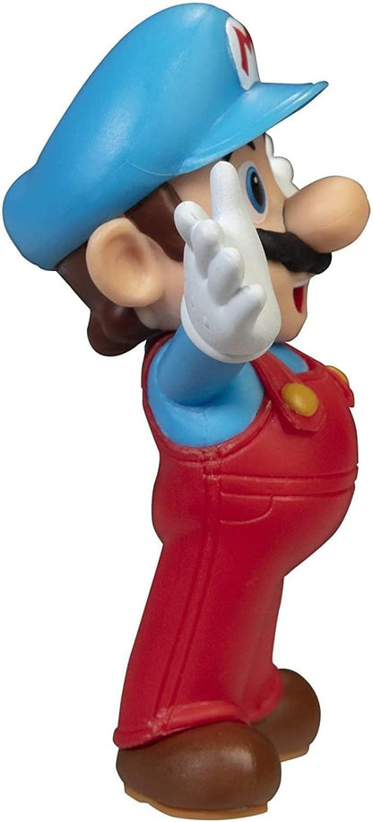 SUPER MARIO Action Figure 2.5 Inch Ice Open Arms Mario Collectible Toy