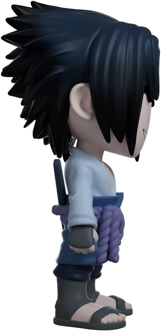 Youtooz Naruto Sasuke Anime Figure, 4.6" Inch Sasuke Vinyl Figure, Collectible Uchiha Sasuke from Naruto Anime by Youtooz Naruto Collection