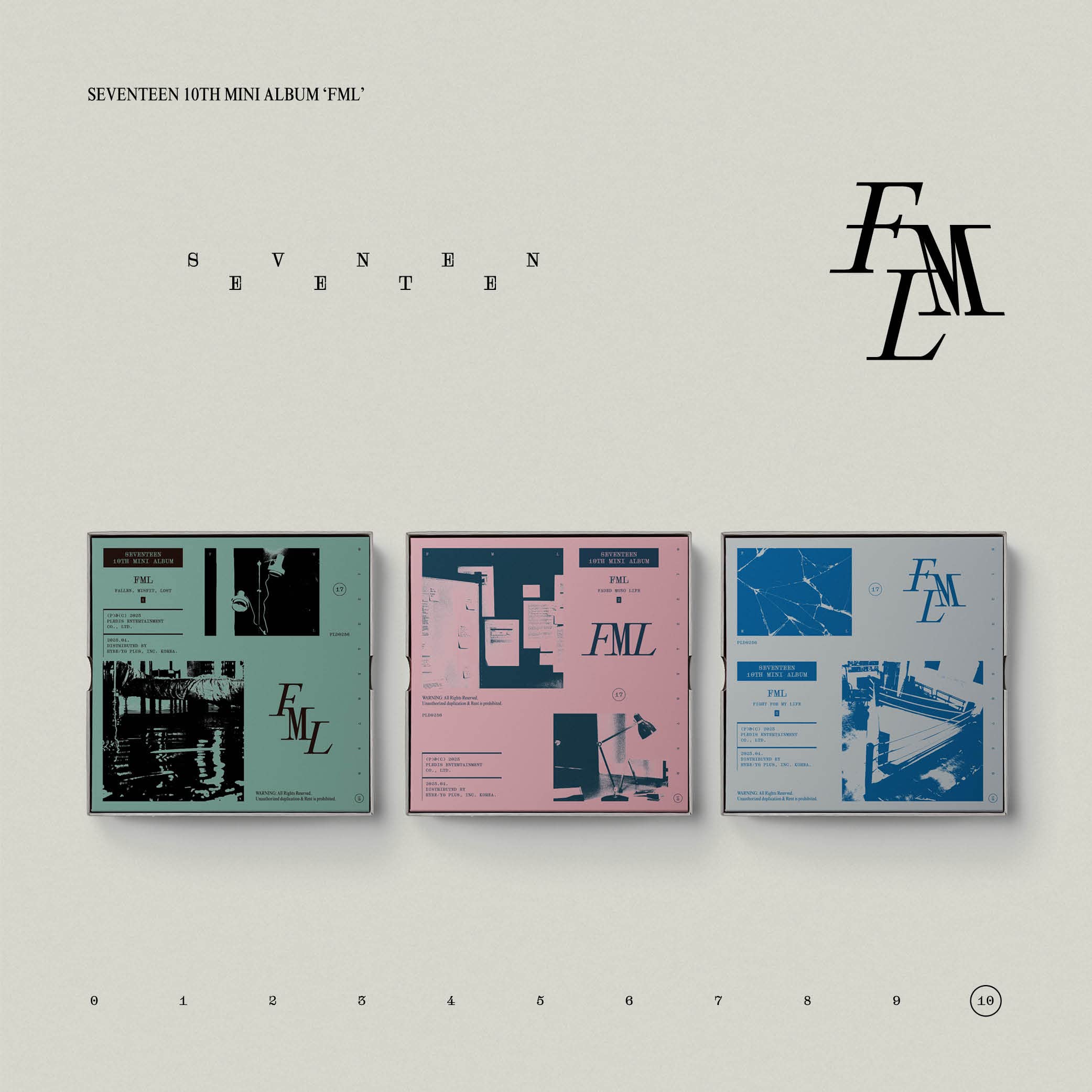 ZEVENTIEN FML 10e Mini Album FOTOBOEK Voor (C)