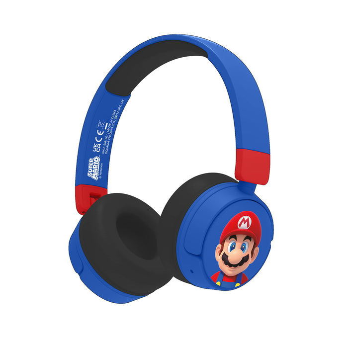 OTL Technologies SM1001 Super Mario Cuffie Wireless Bambini - Blu