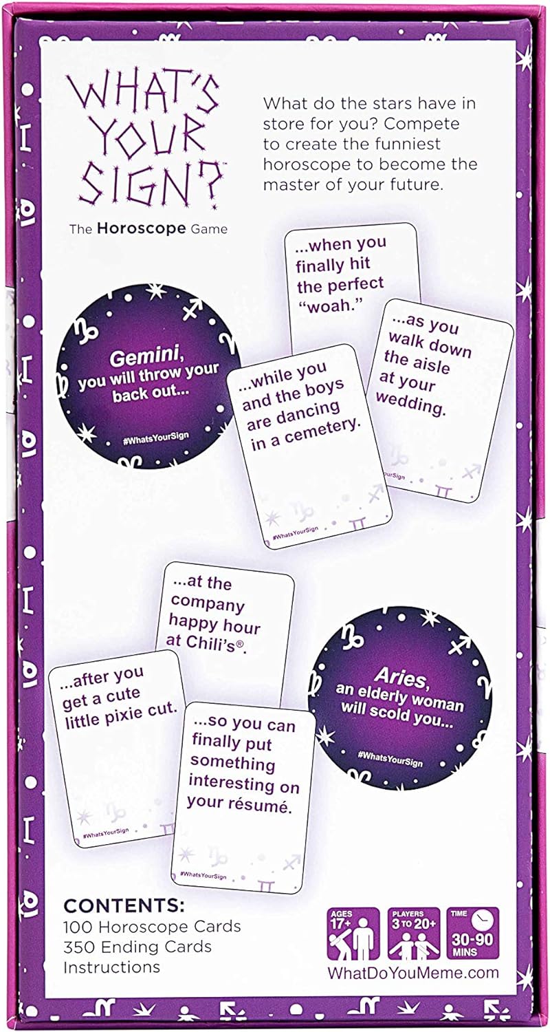 WHAT DO YOU MEME? What's Your Sign? The Horoscope Game for Astrology Lovers