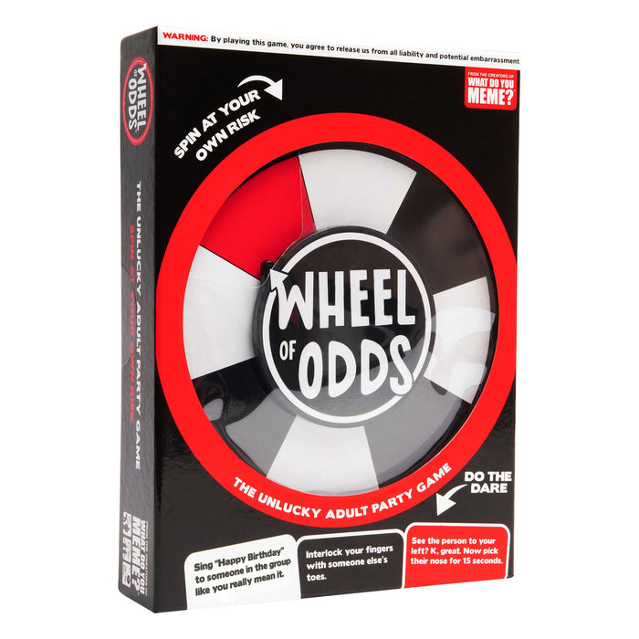 Wheel of Odds - The Truth or Dare Party Game - for College, Birthdays, and Game Night