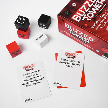 WHAT DO YOU MEME? Buzzed Tower - Das konstruktivste Trinkspiel der Welt - Trinkspiele für Erwachsene Partyspiele für alle von Buzzed