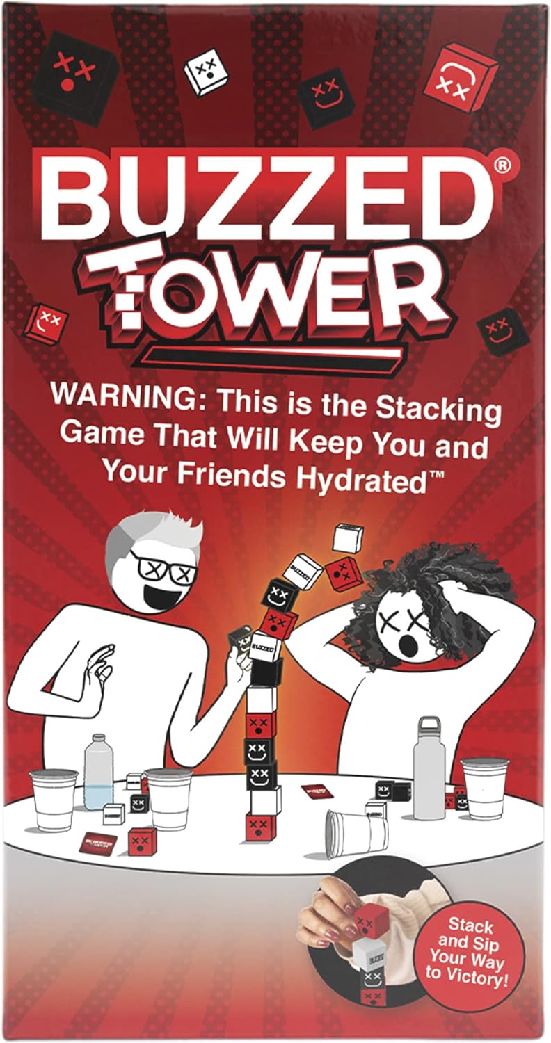 WHAT DO YOU MEME? Buzzed Tower - Das konstruktivste Trinkspiel der Welt - Trinkspiele für Erwachsene Partyspiele für alle von Buzzed