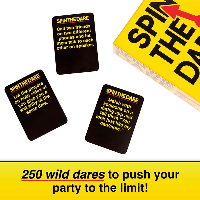 WHAT DO YOU MEME? Spin The Dare - From the Creators of Viral Drinking Game Buzzed, The Adult Themed Summer Party Twist on Truth Or Dare for Backyard BBQ Games