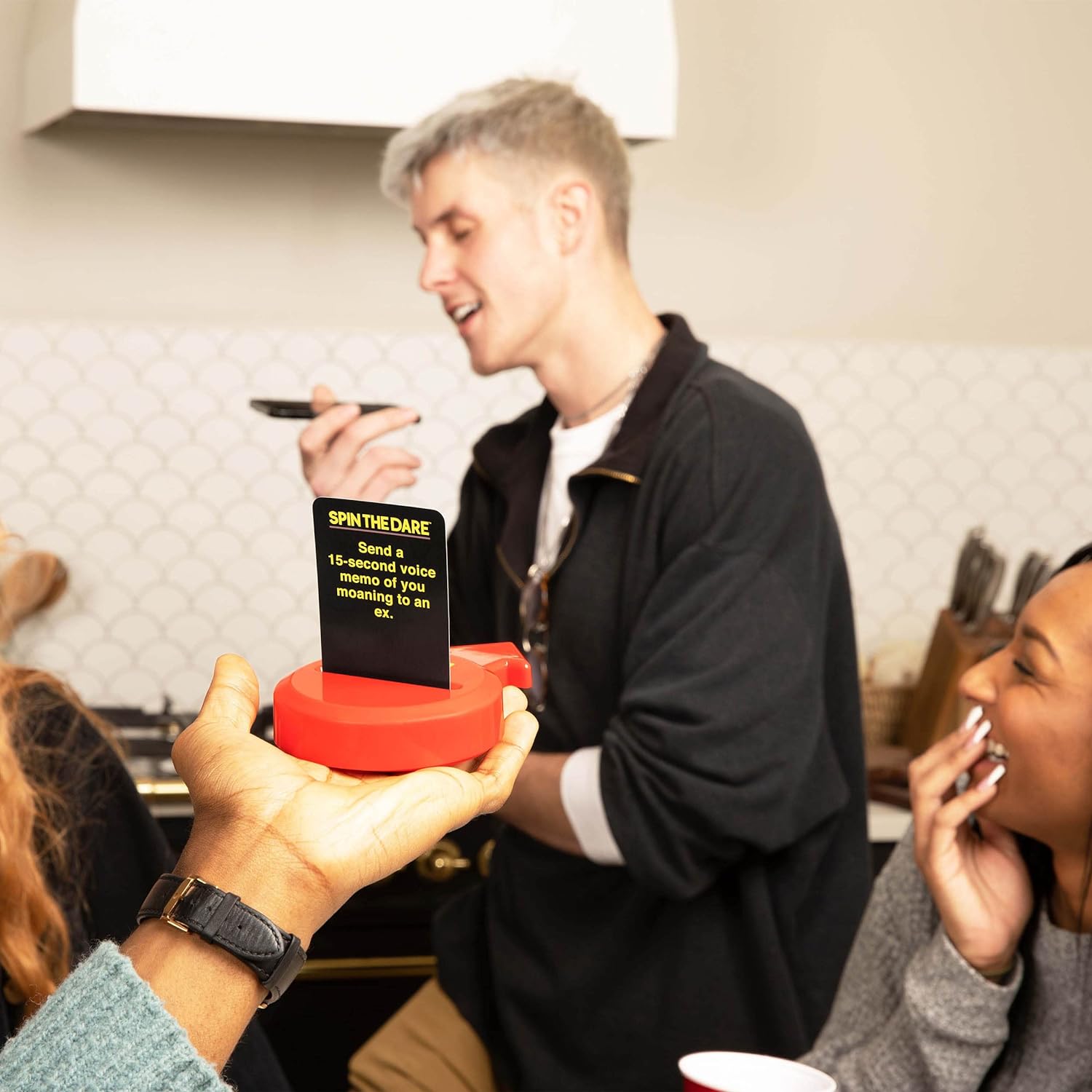 WHAT DO YOU MEME? Spin The Dare - From the Creators of Viral Drinking Game Buzzed, The Adult Themed Summer Party Twist on Truth Or Dare for Backyard BBQ Games