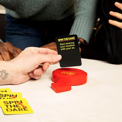 WHAT DO YOU MEME? Spin The Dare - From the Creators of Viral Drinking Game Buzzed, The Adult Themed Summer Party Twist on Truth Or Dare for Backyard BBQ Games