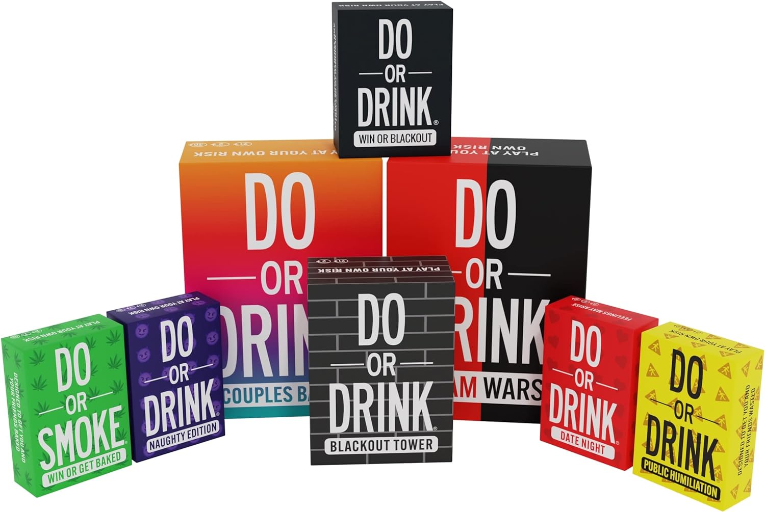 Do or Drink - Party Card Game - for University, College, Camping, Hen's Night, Stag Parties - Funny for Men & Women