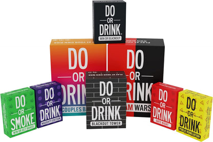 Do or Drink - Party Card Game - for University, College, Camping, Hen's Night, Stag Parties - Funny for Men & Women
