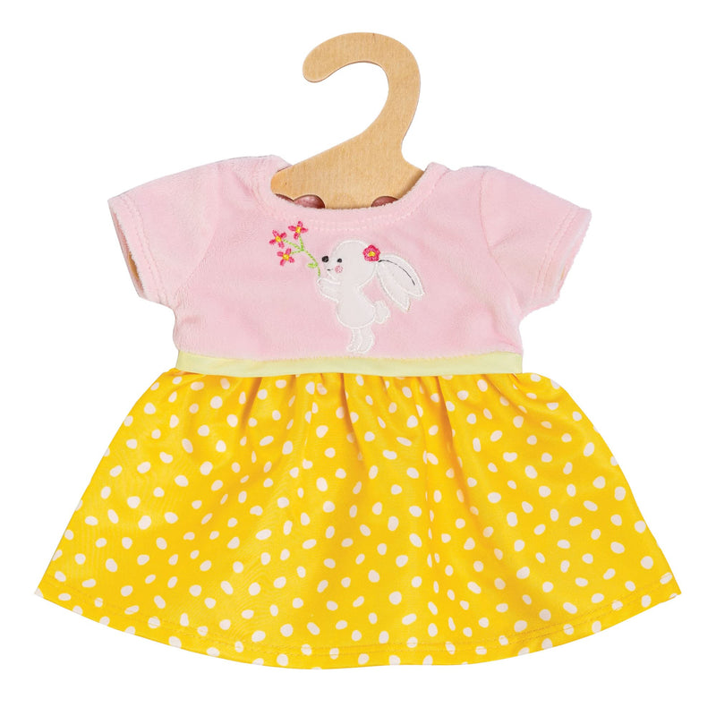 Heless 2360 2360 Bunny Lou Doll Clothes Dress with Rabbit Applique for Dolls and Soft Toys Size 35-45 cm