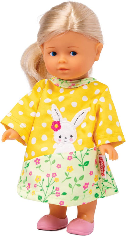 Heless - Poppen Tuinbroek met Gestreept Shirt Bunny Lou 20-25 cm