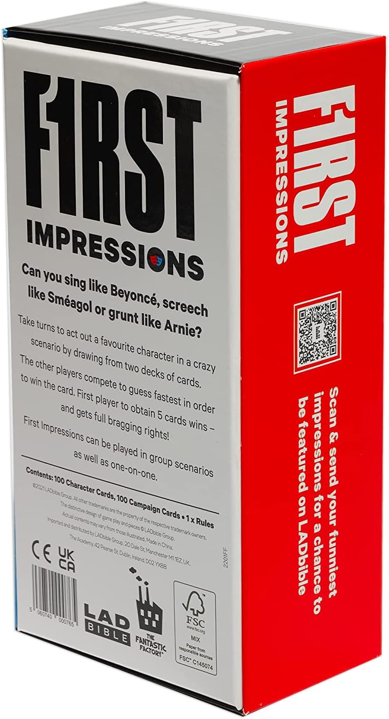 LADbible FIRST IMPRESSIONS The Party Game Where Every Impression Counts
