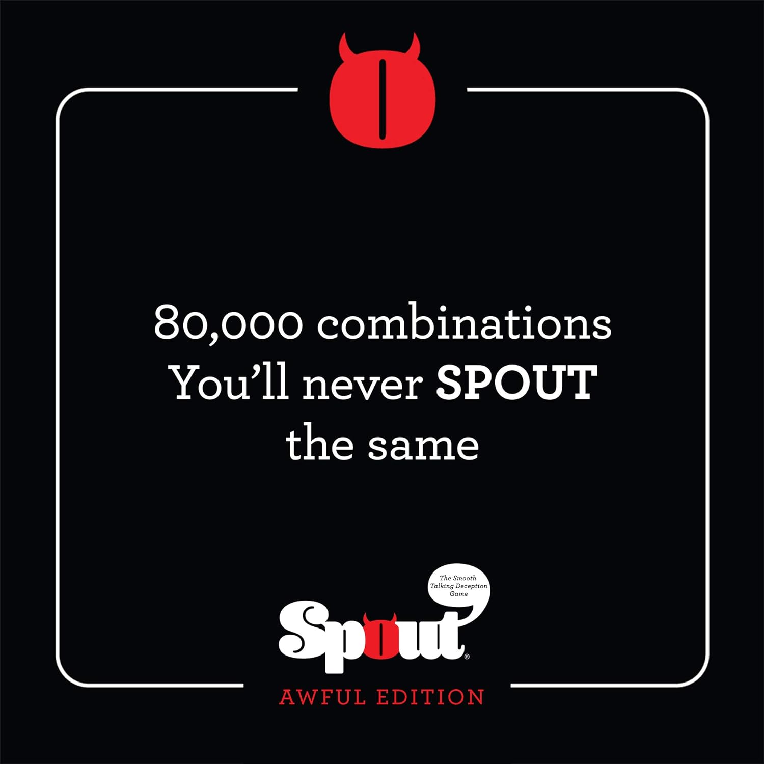 SPOUT - AWFUL Edition The Hilarious Board Game for Adults - Easy Party Game for 3 or More Players - Incredibly Funny Card Game