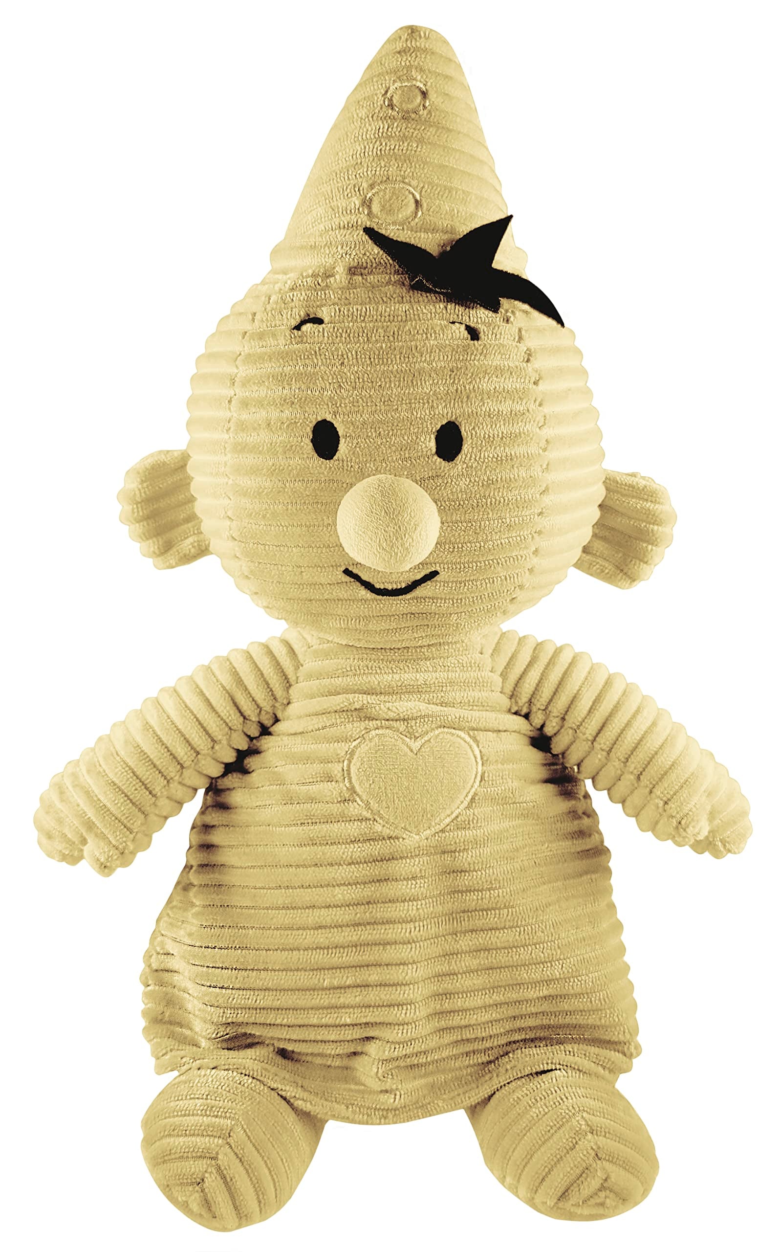 Bumba : Bumba zachte gele Corduroy knuffel - 35 cm