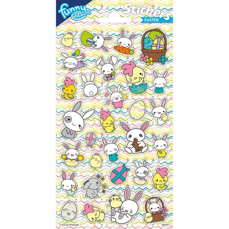 Funny Products Fashion Easter Eggs Stickers Pack