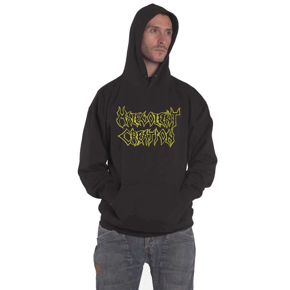 Malevolent Creation Hoodie The Ten Commandments Official Unisex Black Pullover S