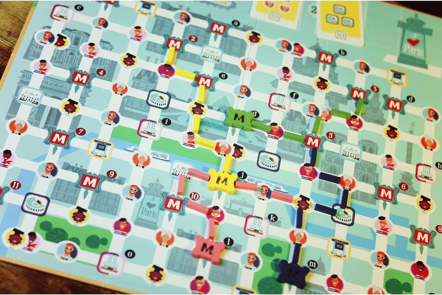 Iello | Get on Board: Paris and Rome | Board Game | Ages 8+ | 1-5 Players | 30 mins Minutes Playing Time