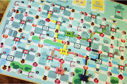 Iello | Get on Board: Paris and Rome | Board Game | Ages 8+ | 1-5 Players | 30 mins Minutes Playing Time