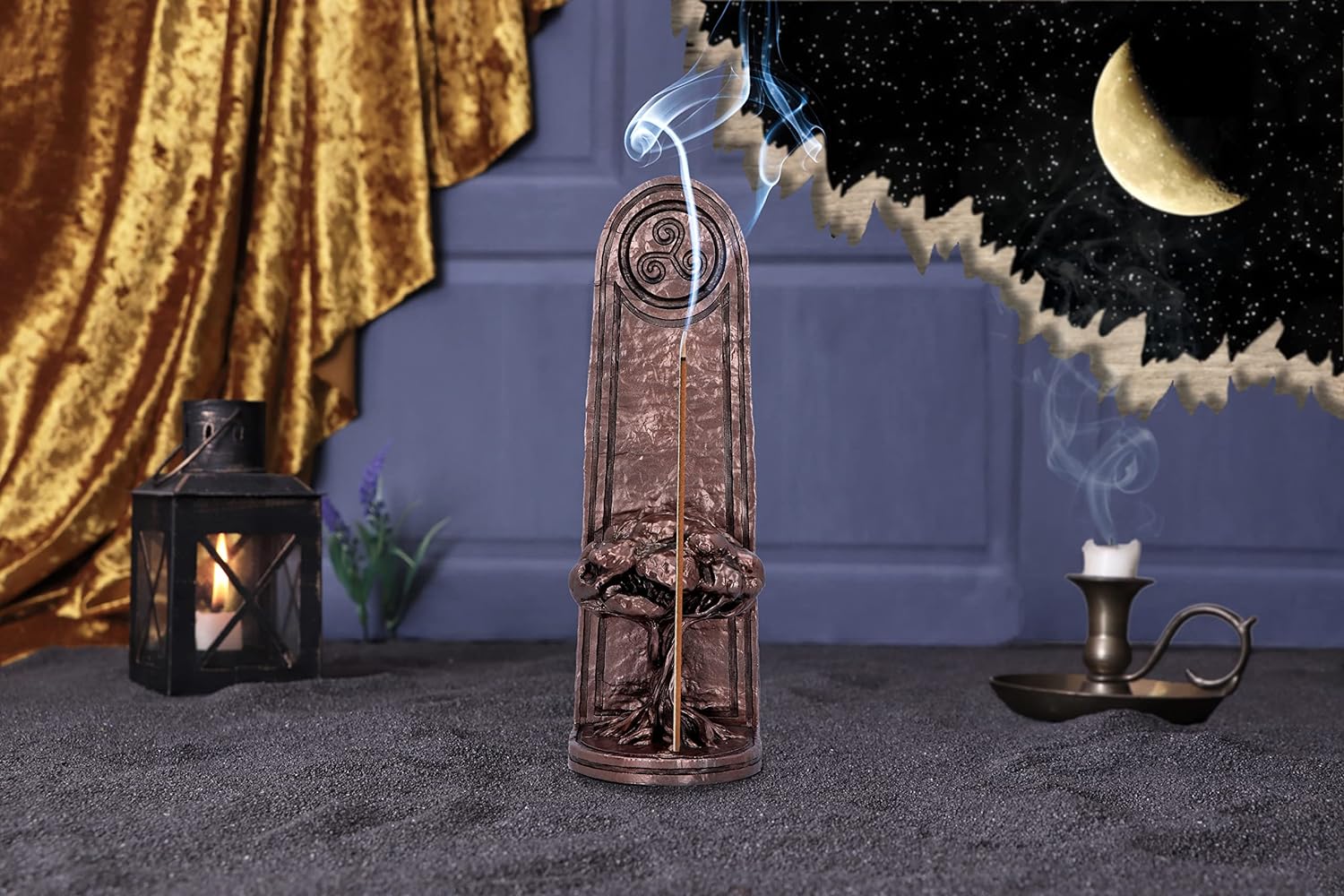 Exclusive Bronze Tree Of Life Incense Burner 23.5Cm
