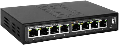 LevelOne GES-2108 8-Port Gigabit Smart Lite Switch