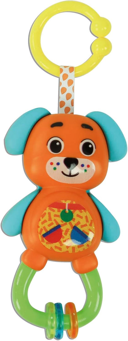 Clementoni- Baby Gift Set: Puppy Doudou, Chewy Keys & Rattle, Sensory Play for Newborns & Infants (0+ Months) Baby Gift Set - Puppy
