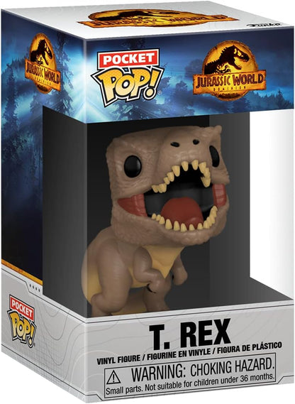 Funko Pocket POP! & Tee: Arcadia - Trex - Medium - Jurassic World - T-Shirt - Clothes With Collectable Vinyl Minifigure - Gift Idea - Toys and Short Sleeve Top for Adults Unisex Men and Women