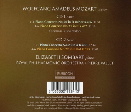 Mozart: Piano Concertos 20, 21, 23, 27