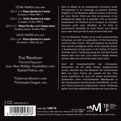César Franck: Piano Trio & Quintet/Violin Sonata/...