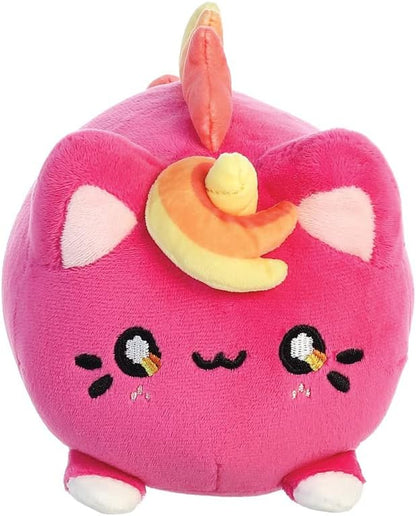 AURORA, 14288, Tasty Peach Berry Sunset Meowchi, 7In, Eco-friendly soft toy, Pink